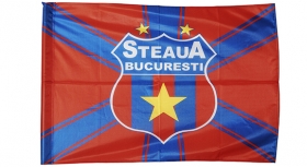 Steag Printat X Steaua Produs Oficial Sub Licenta Steaua Bucuresti